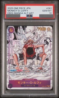 【PSA10鑑定済】モンキー・D・ルフィ【コミック版パラレル】《紫》